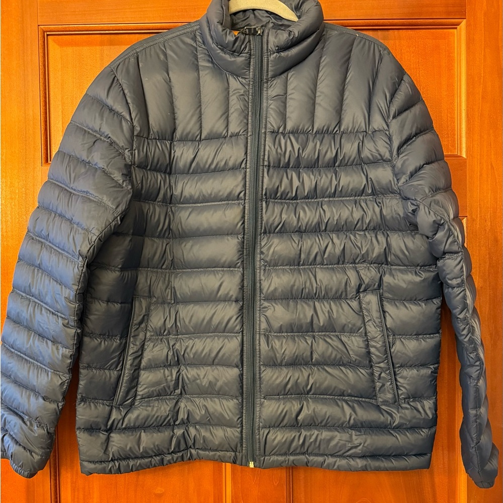 Men's Navy Puffer Jacket